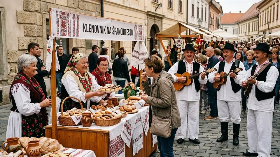Klenovnik na Špancirfestu predstavio običaje, domaće kolače i tamburašku tradiciju – Varaždinska županija