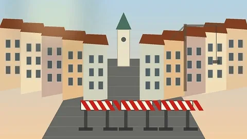 Prometna barijera i radovi u povijesnoj gradskoj ulici u Varaždinu kao ilustracija privremene regulacije prometa