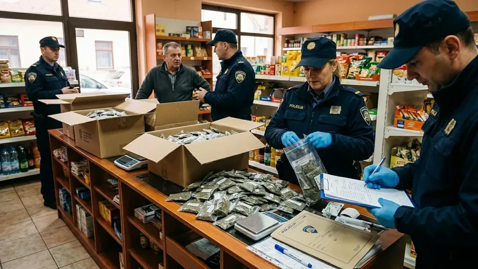U varaždinskoj trgovini pronađeno 3.333 paketića: policija navodi ukupno 14,3 kilograma biljne materije – Varaždin
