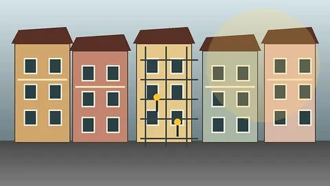 Ilustrativni prikaz obnove pročelja povijesne stambene zgrade u Varaždinu