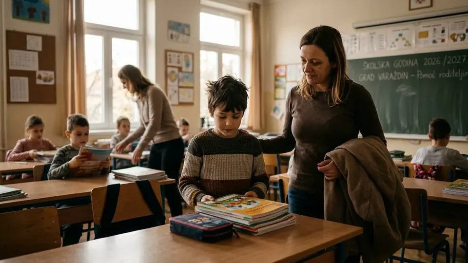 Grad Varaždin za školske materijale izdvaja 288.500 eura: pomoć roditeljima i u školskoj godini 2026./2027. – Varaždinska županija
