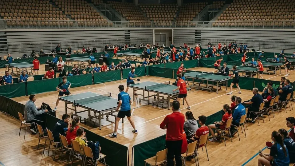 mladog stolnoteniskog natjecanja u Areni Varaždin